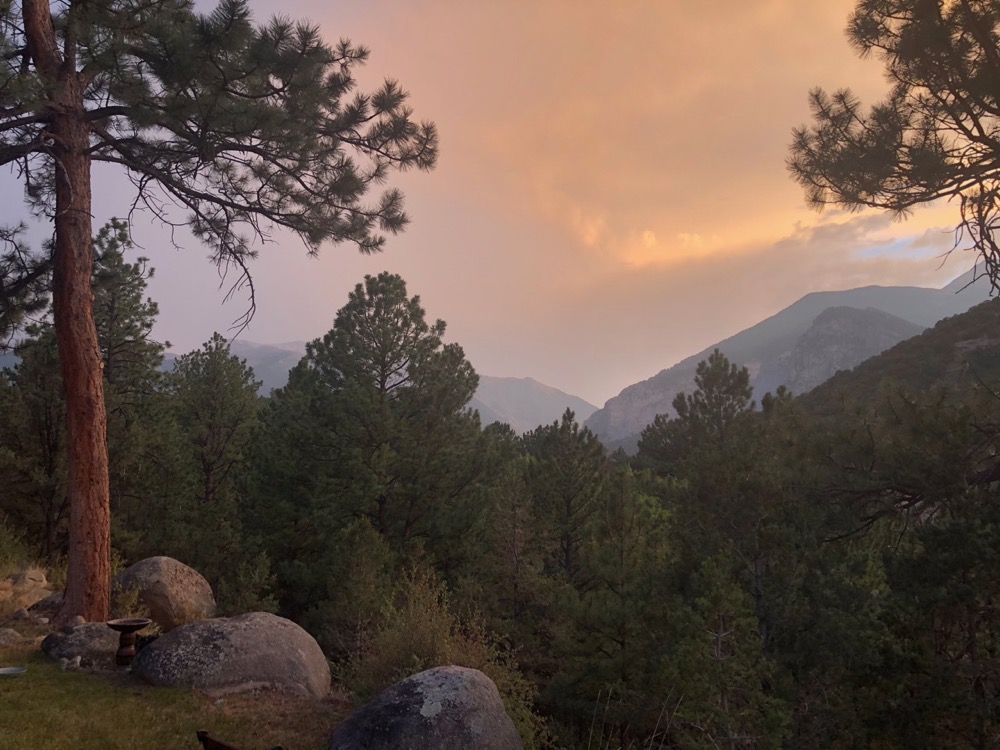 Chalk Creek Canyon sunset